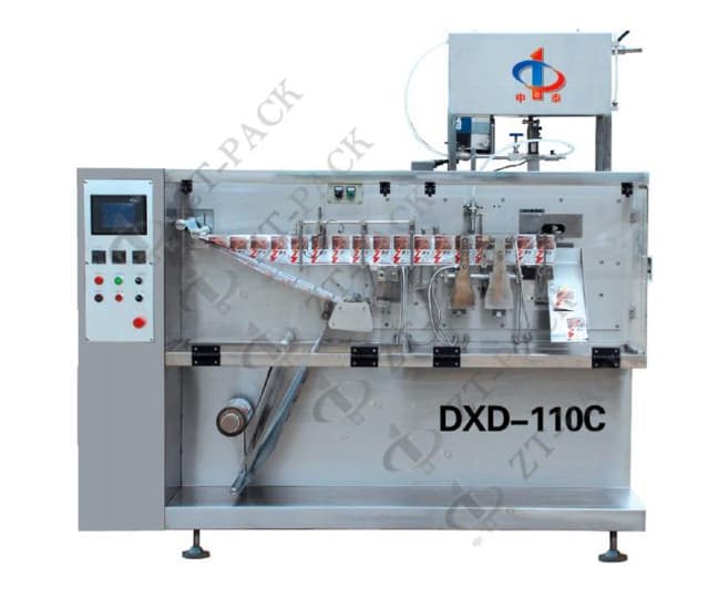 DXD-1110C Горизонтальная упаковочная машина для пакетов (порошок ， жидкость)